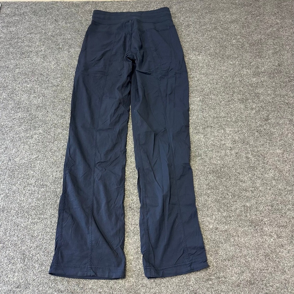 Lululemon Pants Womens Size 4 Navy Blue Dance Studio Straight Leg Athletic 60011